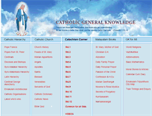 Tablet Screenshot of catholicgk.com